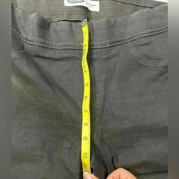 Old Navy Womens Super Skinny Mid-Rise Jegging Black Jeans - Picture 5 of 11